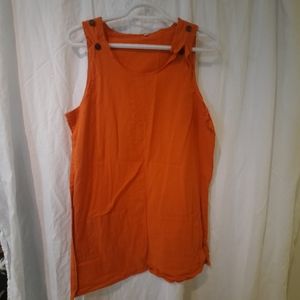 Casual Orange dress, size Lg